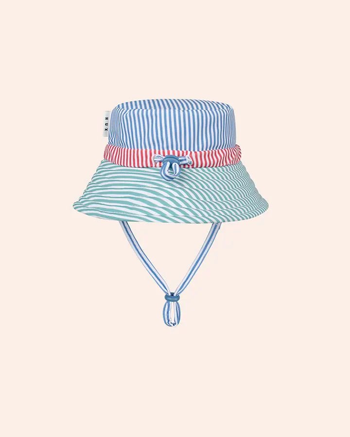 Spliced Stripe Swim Hat - Aster & Ruby