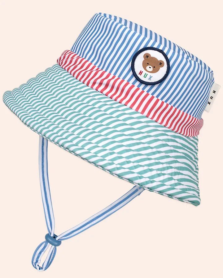 Spliced Stripe Swim Hat - Aster & Ruby