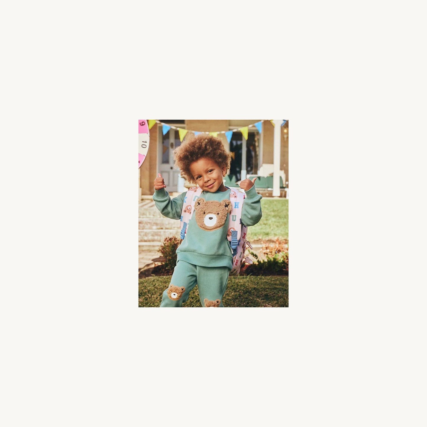 Sprout Furry Huxbear Sweatshirt – children's product by Ziggy Lou | Aster & Ruby