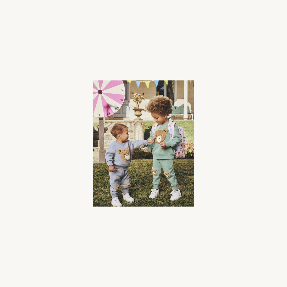 Huxbaby Sprout Furry Huxbear Track Pants | Aster & Ruby