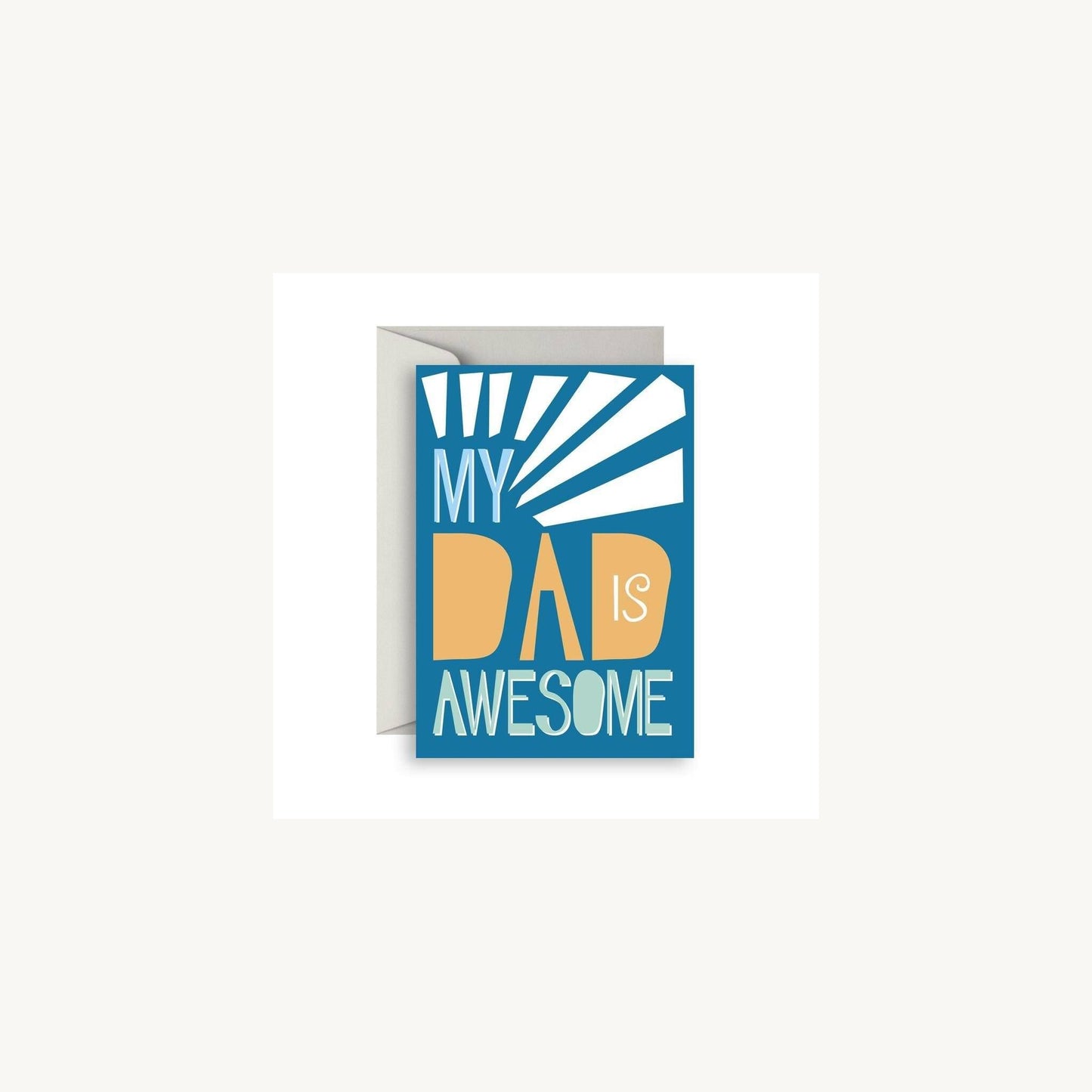 Sprout & Sparrow Greeting Card Awesome Dad – children's product by Sprout & Sparrow | Aster & Ruby