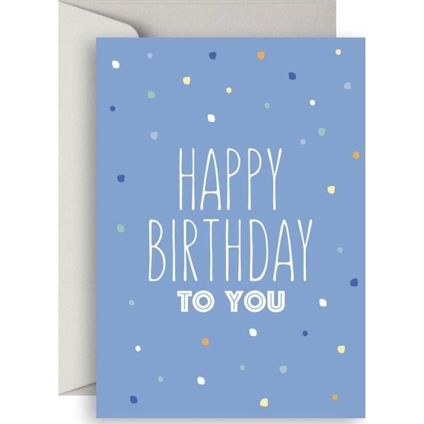 Sprout & Sparrow Greeting Card Birthday Blue – children's product by Sprout & Sparrow | Aster & Ruby
