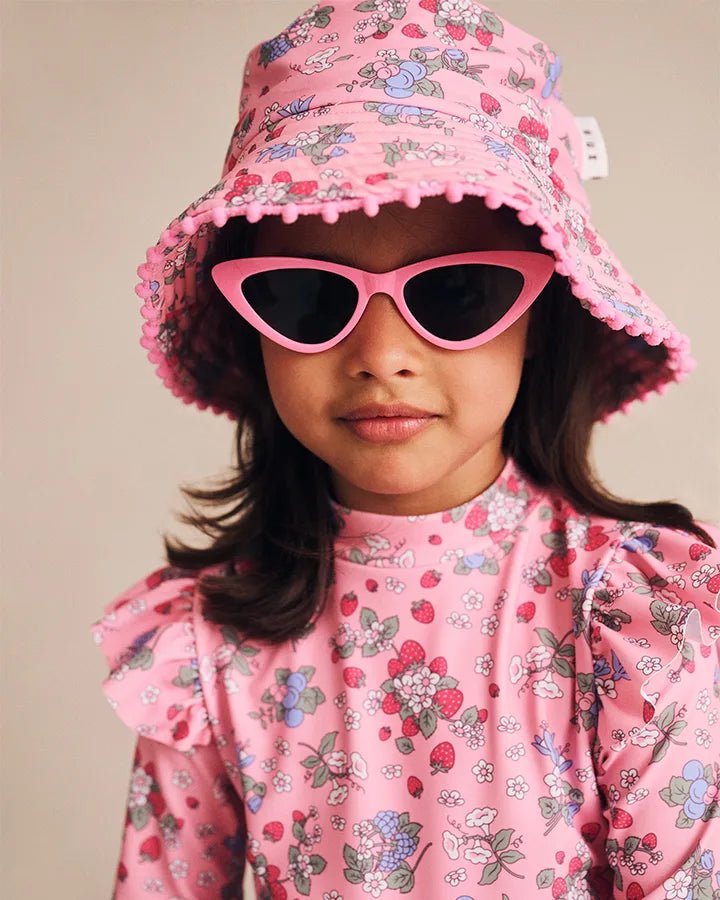 Strawberry Garden Swim Hat - Aster & Ruby