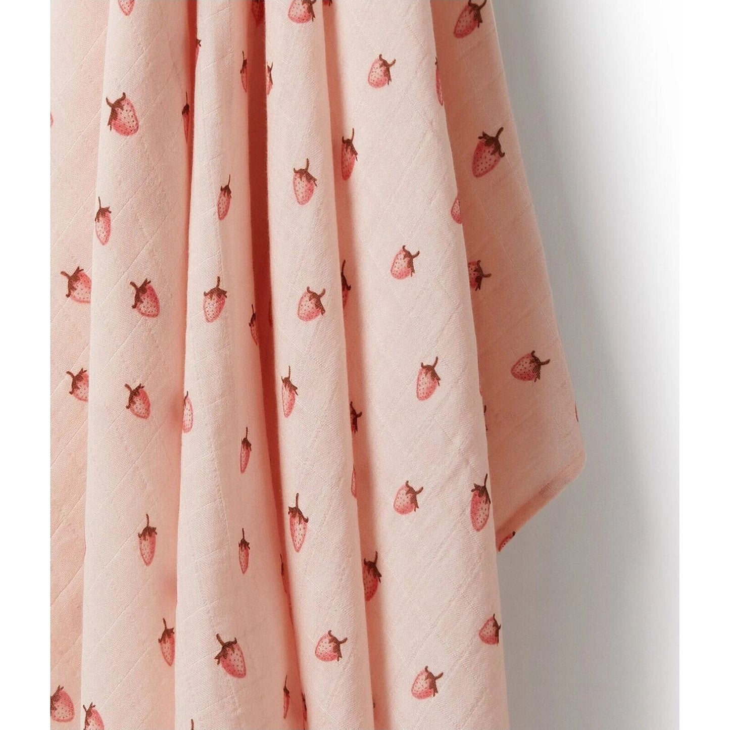 Strawberry Kisses Organic Muslin – children's product by Wilson & Frenchy | Aster & Ruby