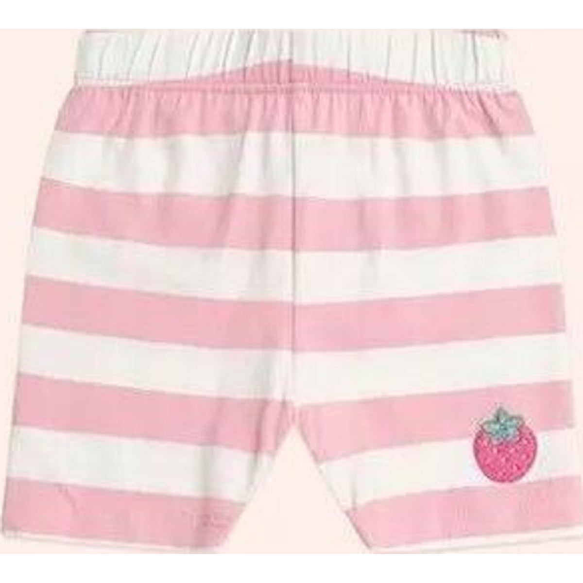 Huxbaby Strawberry Stripe Bike Short | Aster & Ruby