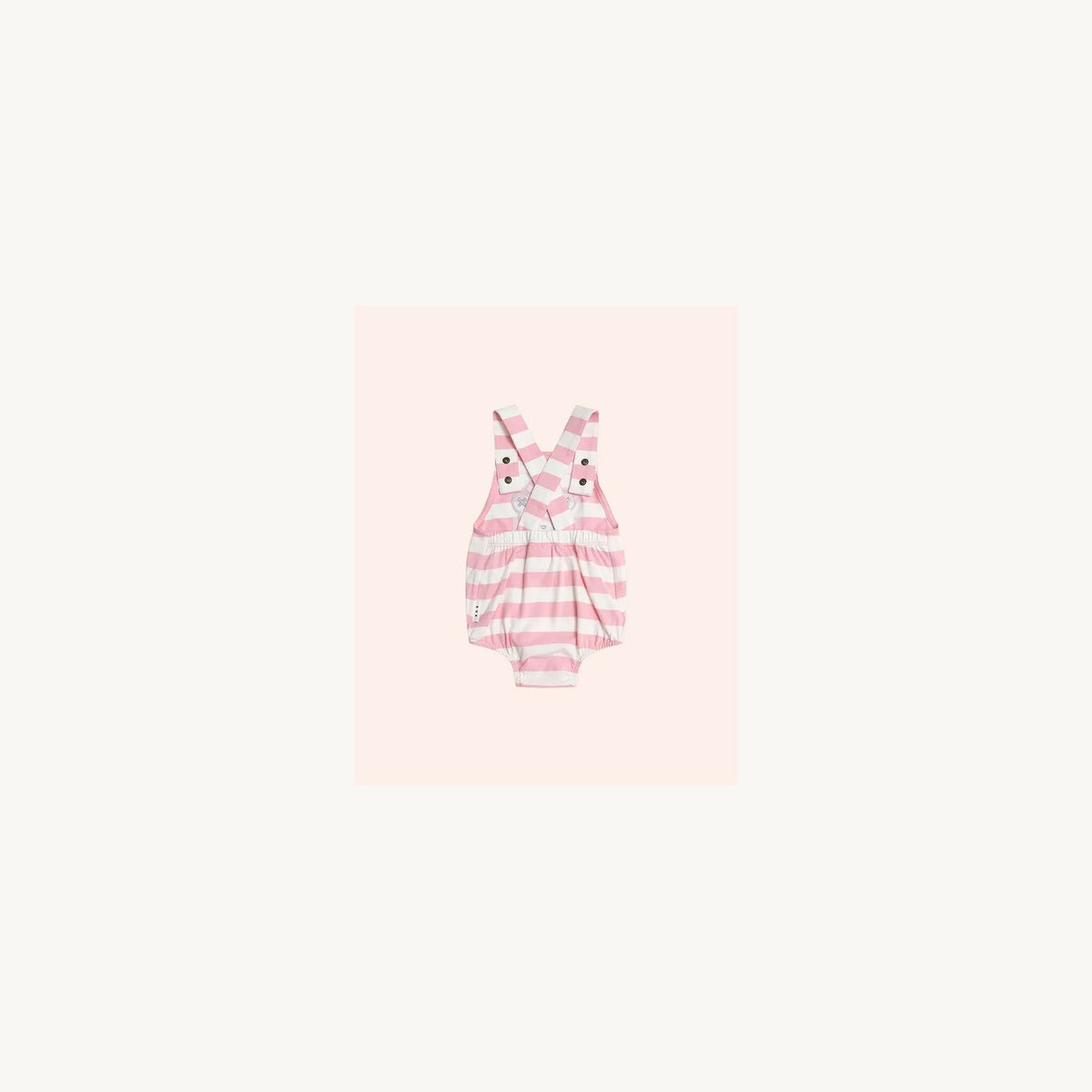 Huxbaby Strawberry Stripe Playsuit | Aster & Ruby