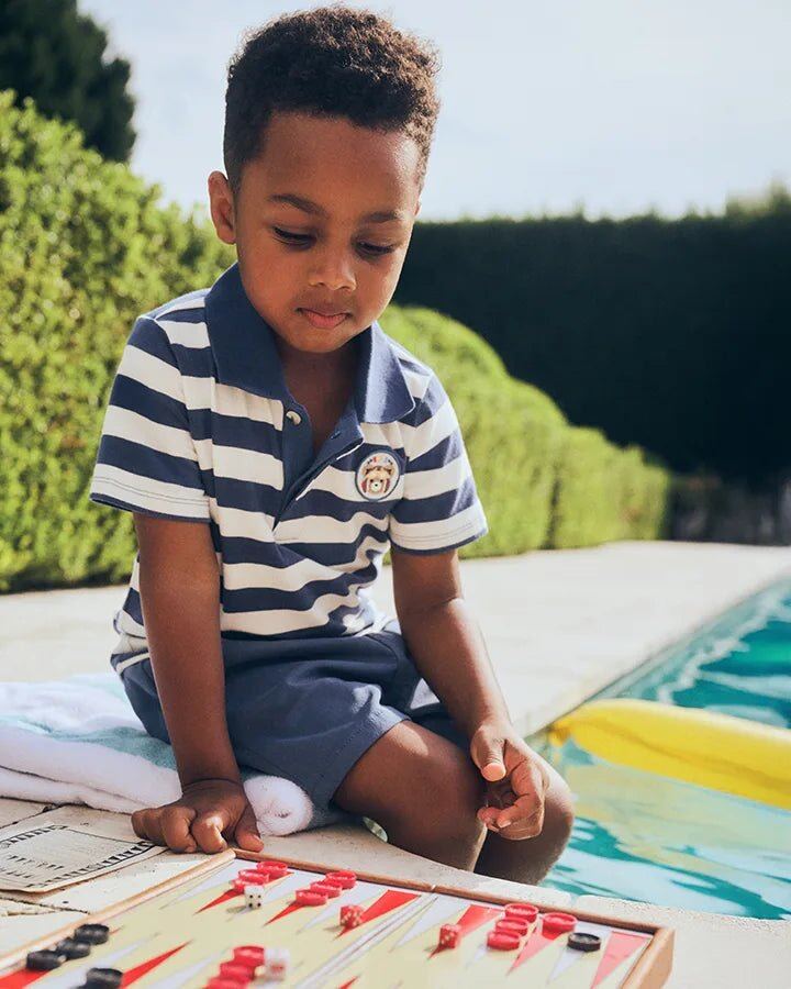 Stripe Polo Tee – 6-12M, 1, 2, 3 – Aster & Ruby