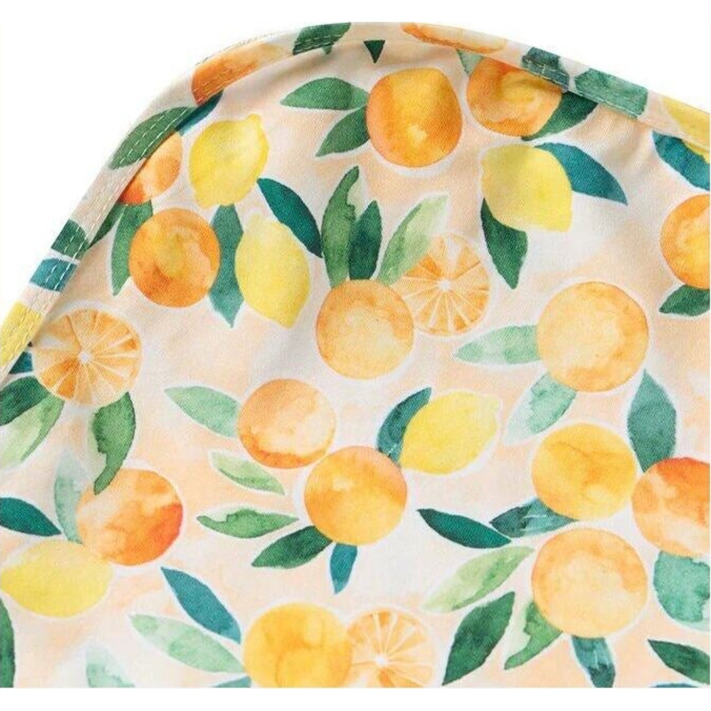 Sunny Citrus Organic Jersey Wrap & Beanie Set – children's product by Snuggle Hunny | Aster & Ruby