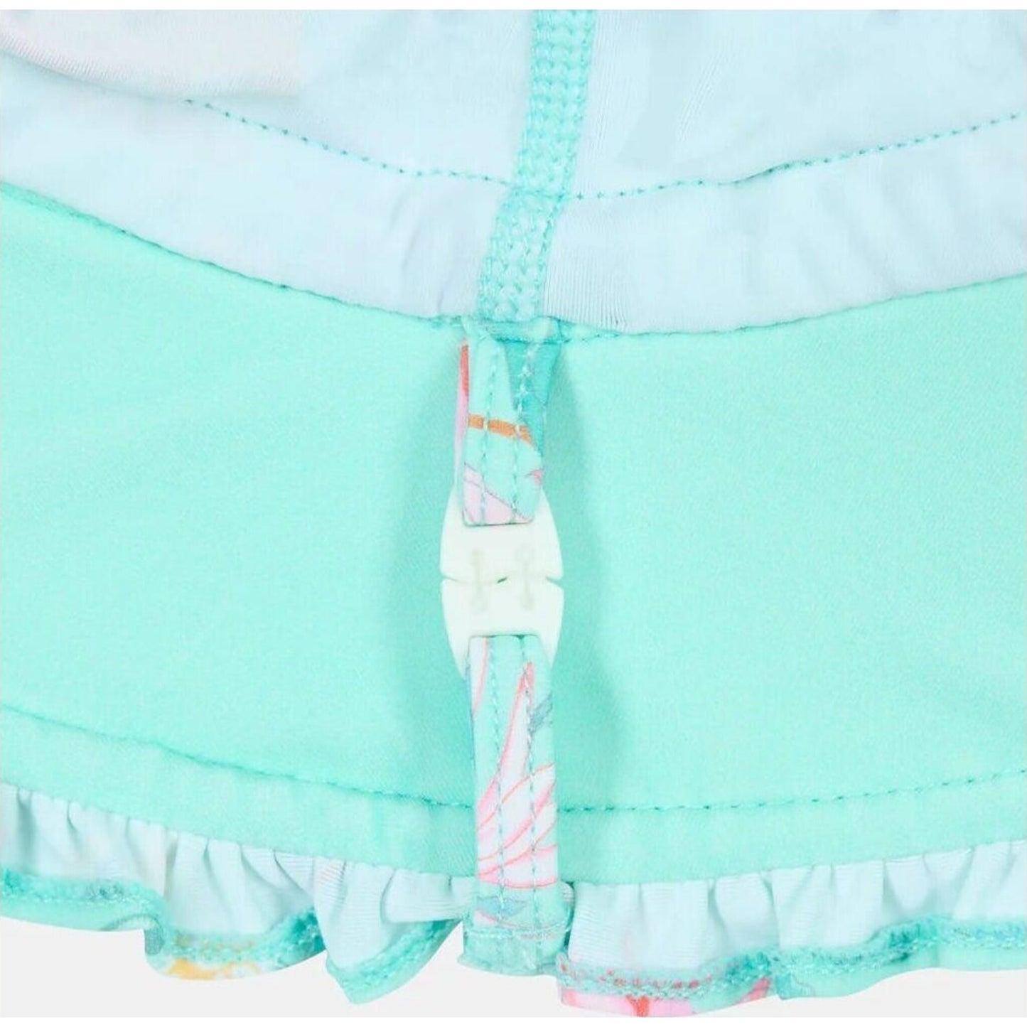 Swim Bell Hat Ripple Waratah Mint – baby sunhat for warm weather by Toshi | Aster & Ruby