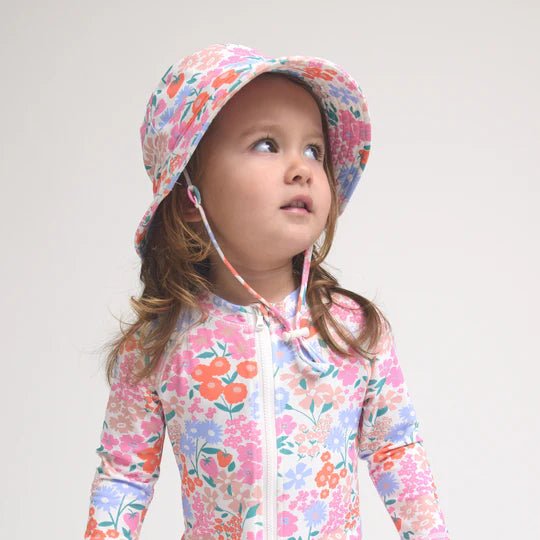 SWIM BUCKET HAT Berry Garden - Aster & Ruby