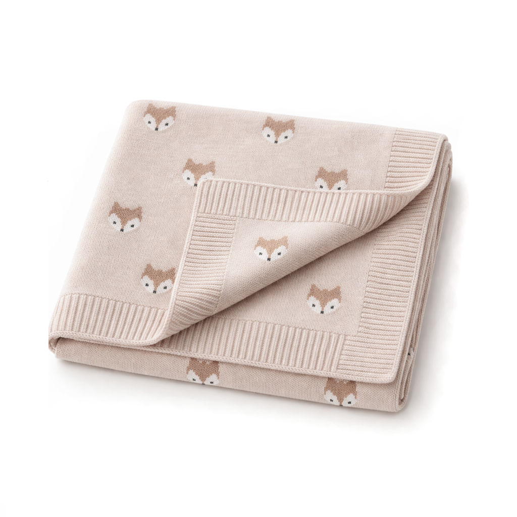 Fox Knit Blanket