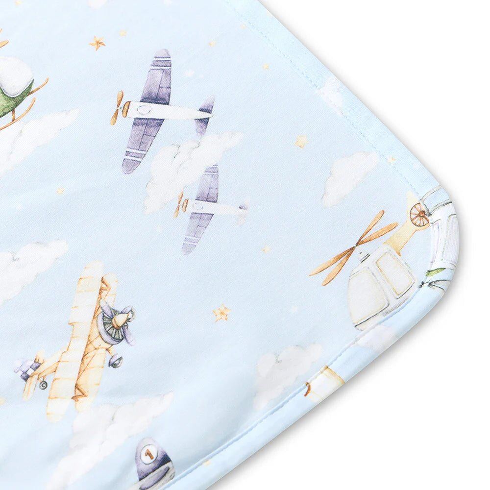 Taking Flight Organic Hooded Baby Towel – Aster & Ruby