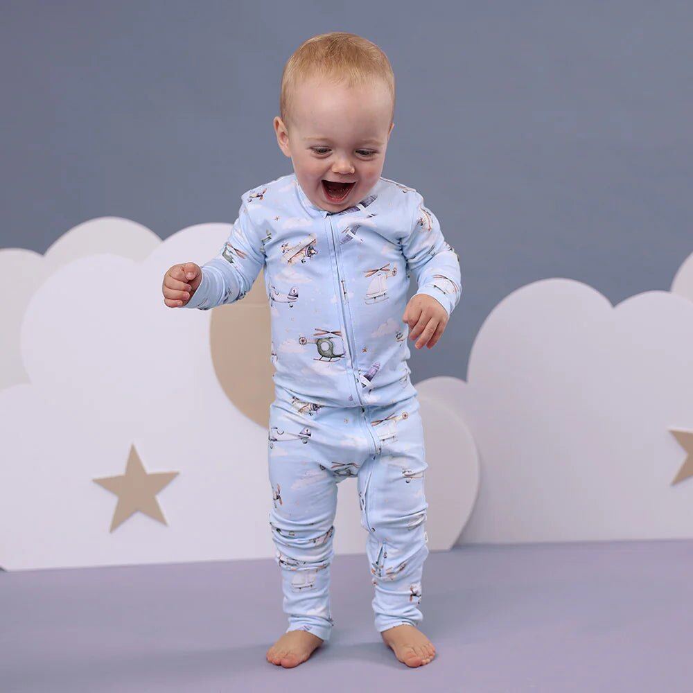 Taking Flight Organic Snugglesuit Convertible Romper – Newborn, 000, 00, 0, 1 – Aster & Ruby