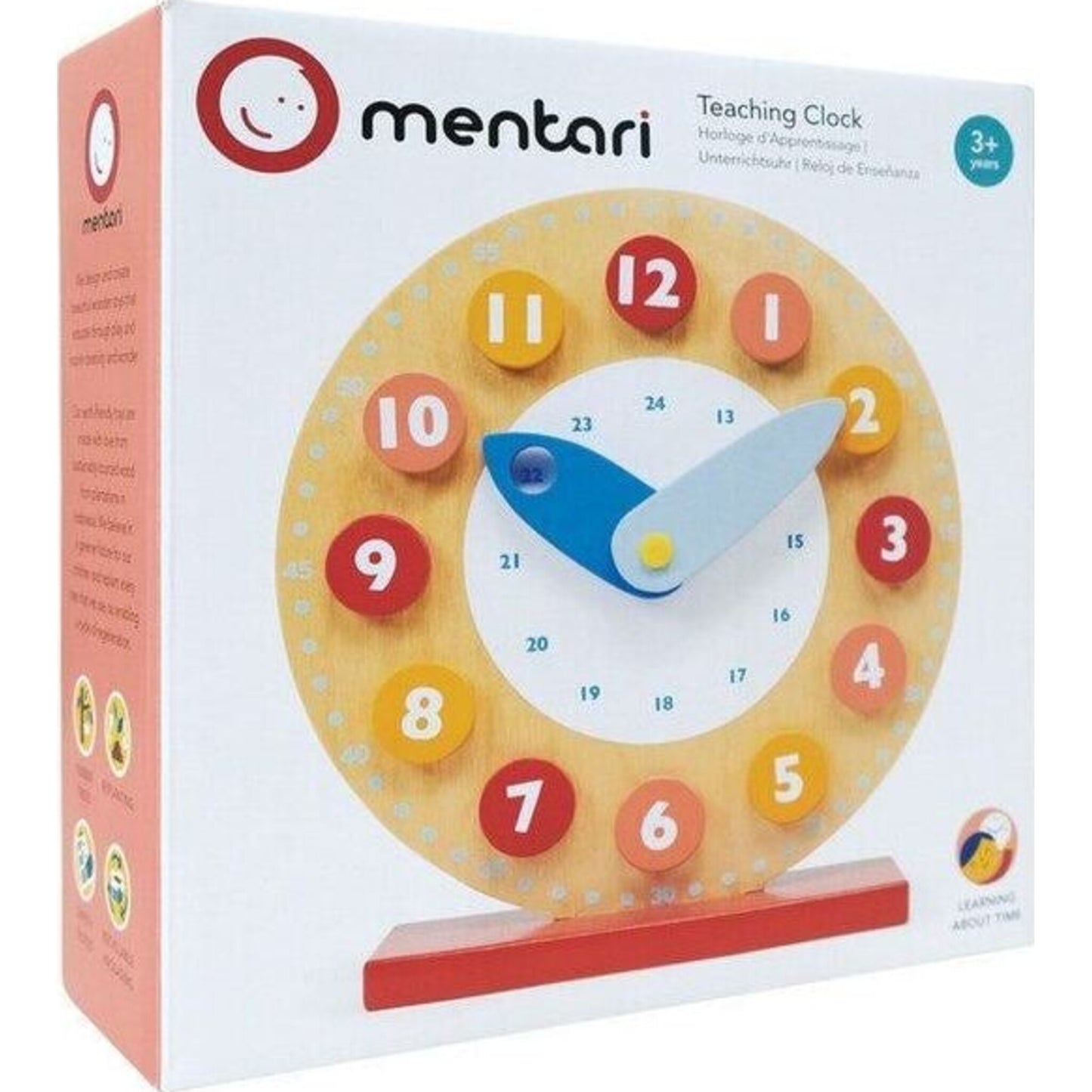 Teaching Clock – children's product by Mentari | Aster & Ruby