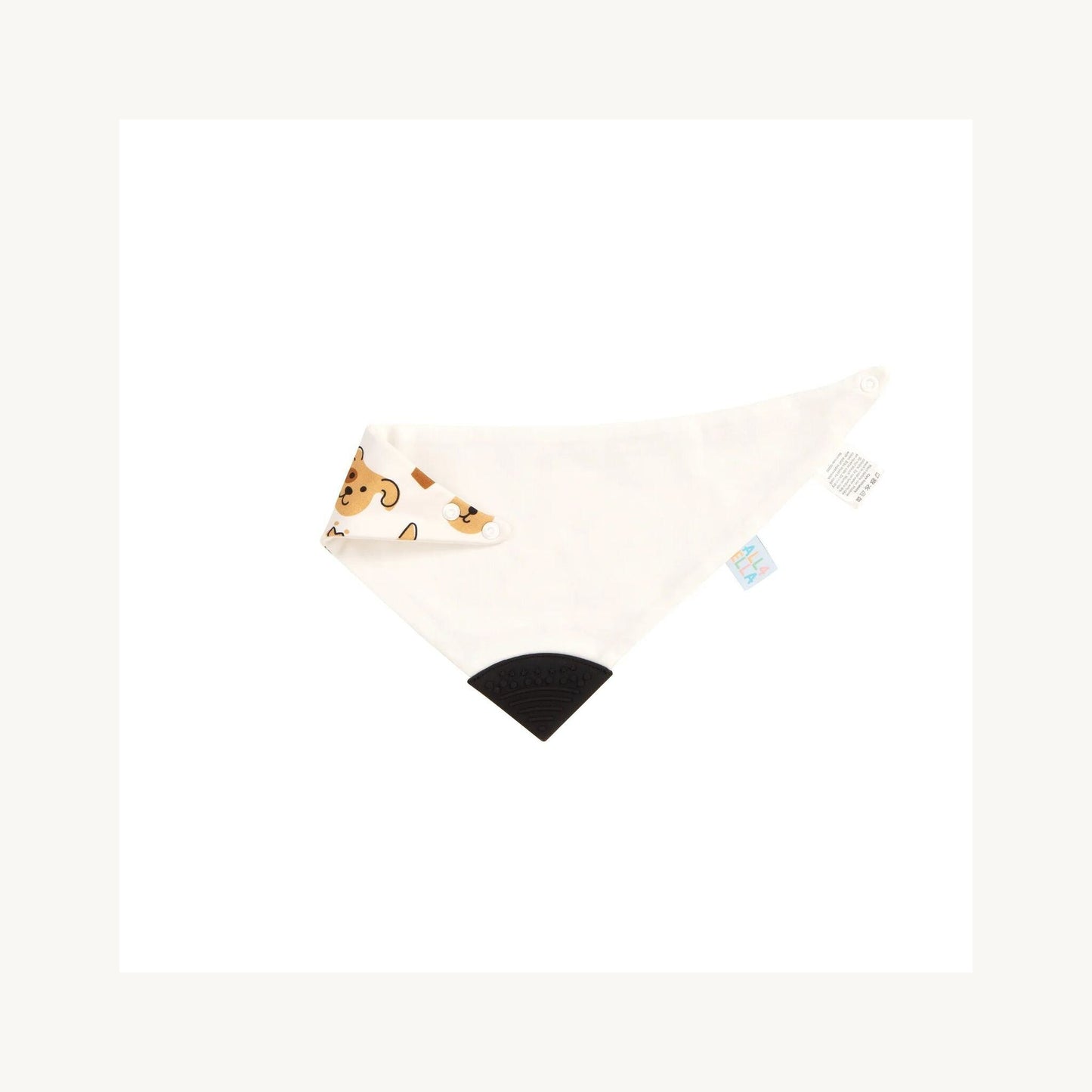 Teether Bib Puppies – children's product by All4Ella | Aster & Ruby