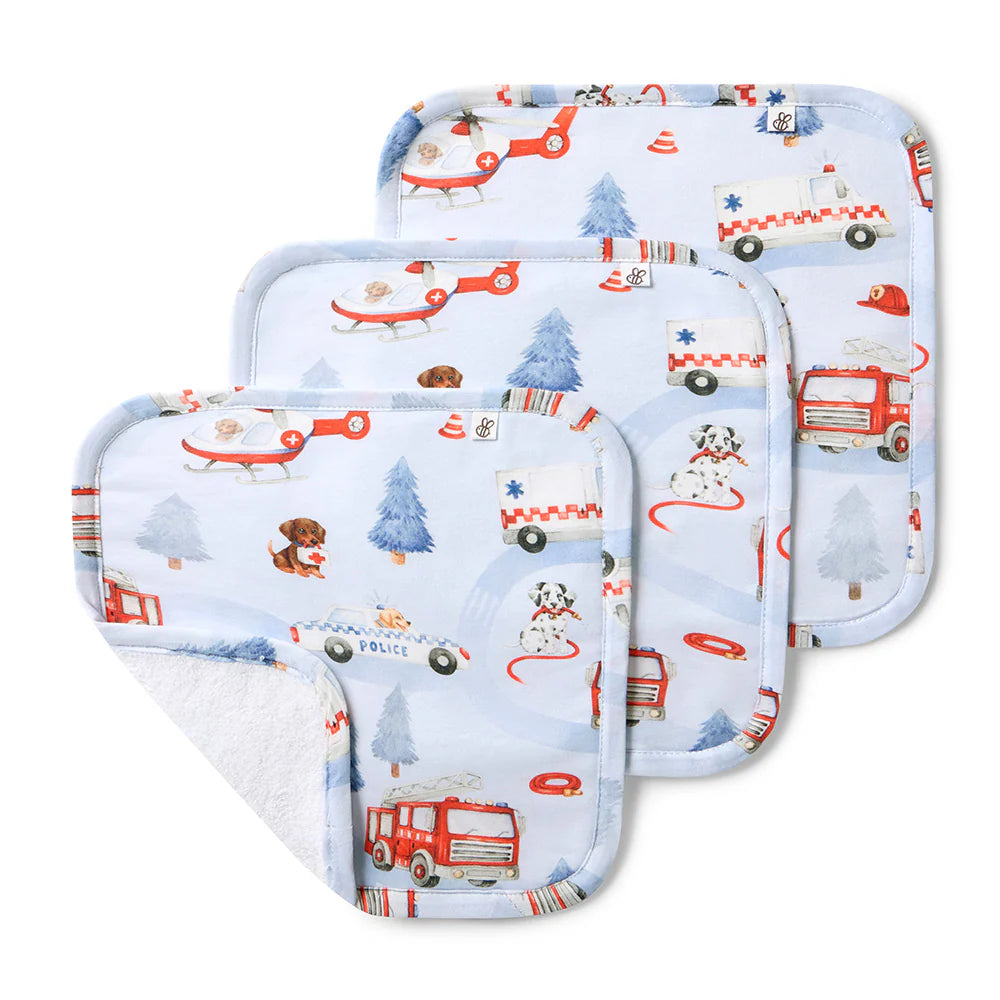 To The Rescue Organic Wash Cloths 3Pk
