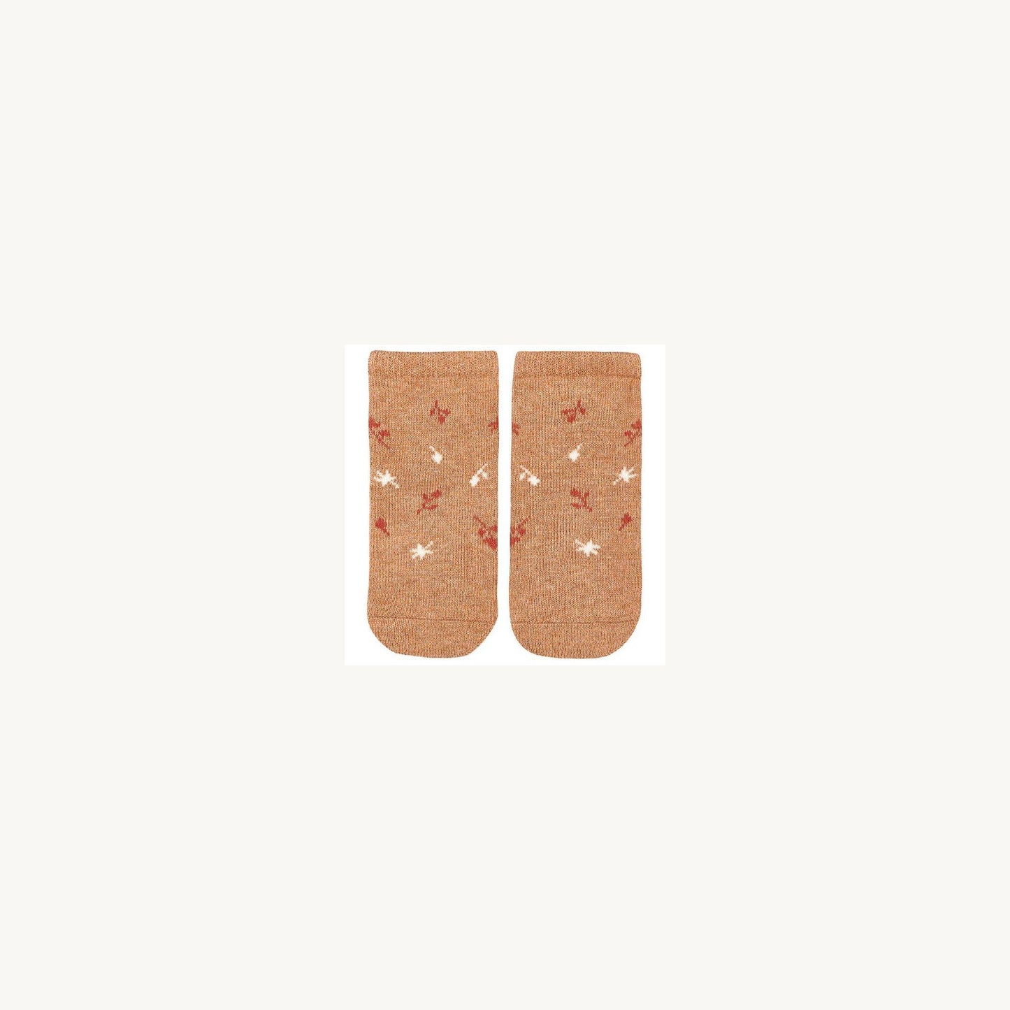 Toshi Organic Baby Socks Jaquard Maple Leaves – children's product by Toshi | Aster & Ruby