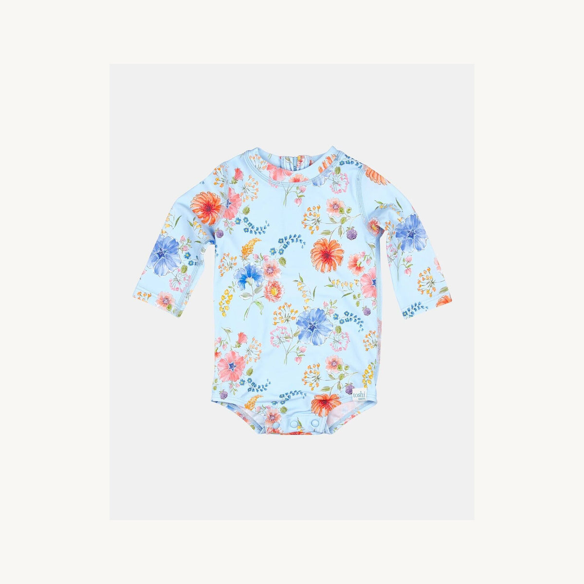 Toshi Toshi Swim Baby Onesie L/S Classic - Atlantis | Aster & Ruby