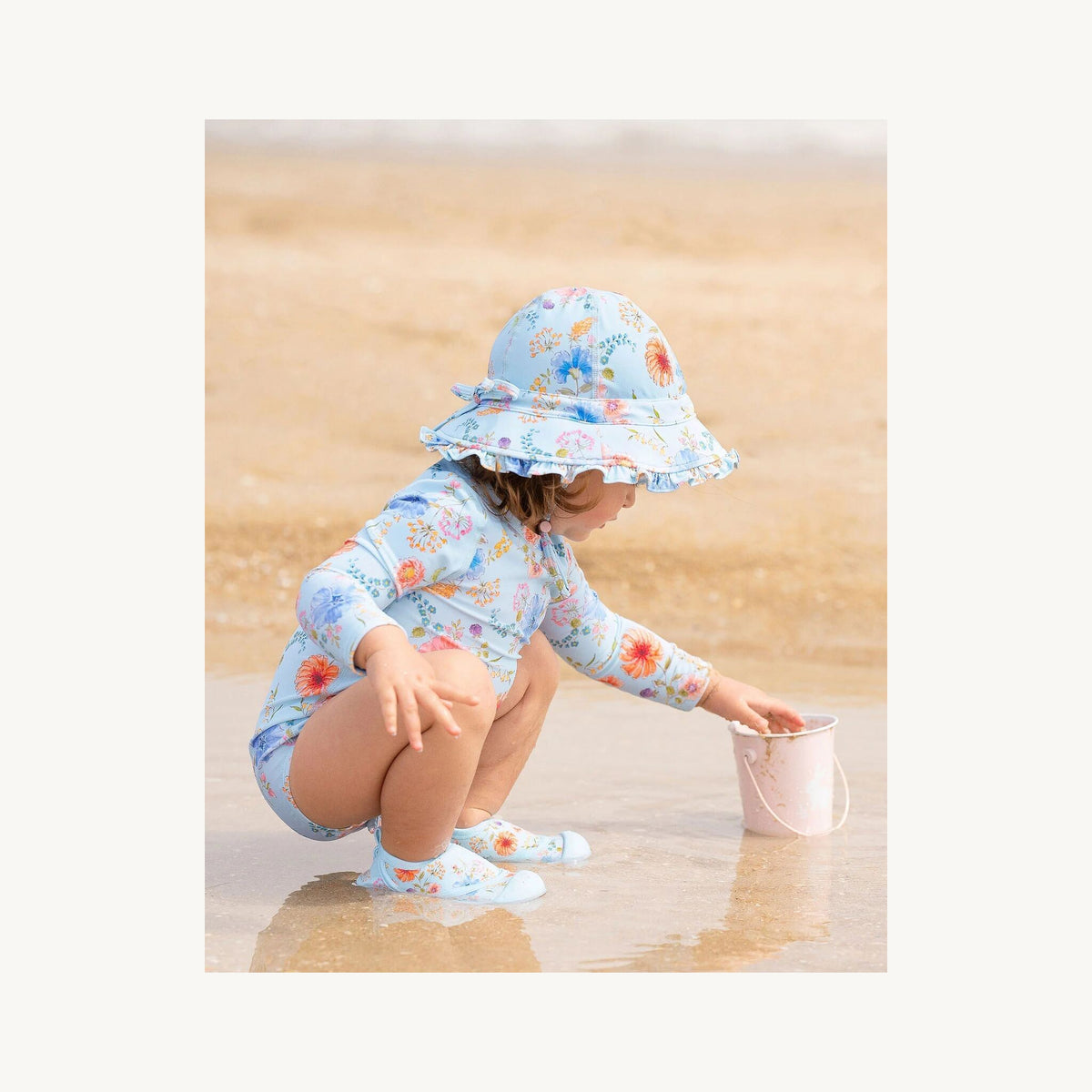 Toshi Toshi Swim Baby Onesie L/S Classic - Atlantis | Aster & Ruby