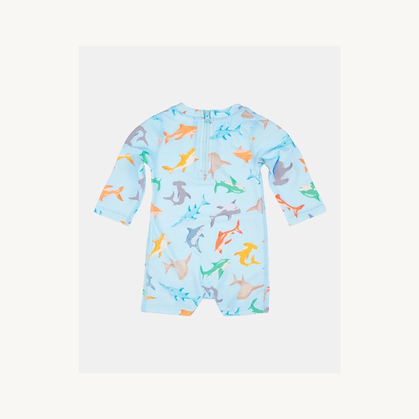 Toshi Swim Baby Onesie L/S Classic - Sharky – long sleeve swim onesie for babies by Toshi | Aster & Ruby