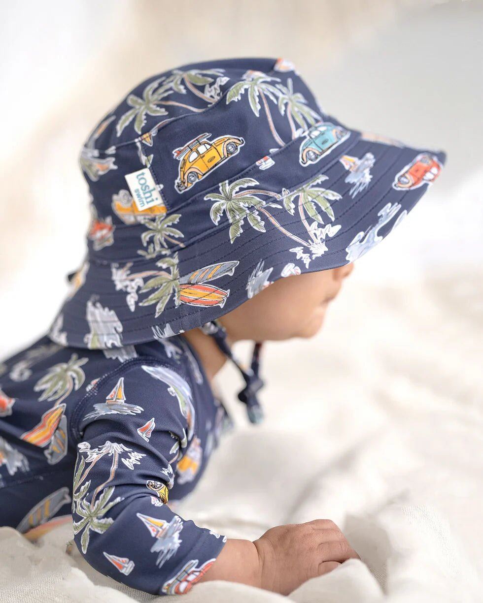 Toshi Swim Baby Sunhat Classic - Surf Twilight – XS, S, M – Aster & Ruby