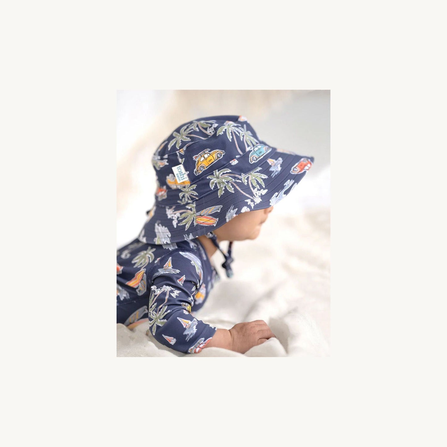 Toshi Swim Baby Sunhat Classic - Surf Twilight – baby sunhat for warm weather by Toshi | Aster & Ruby