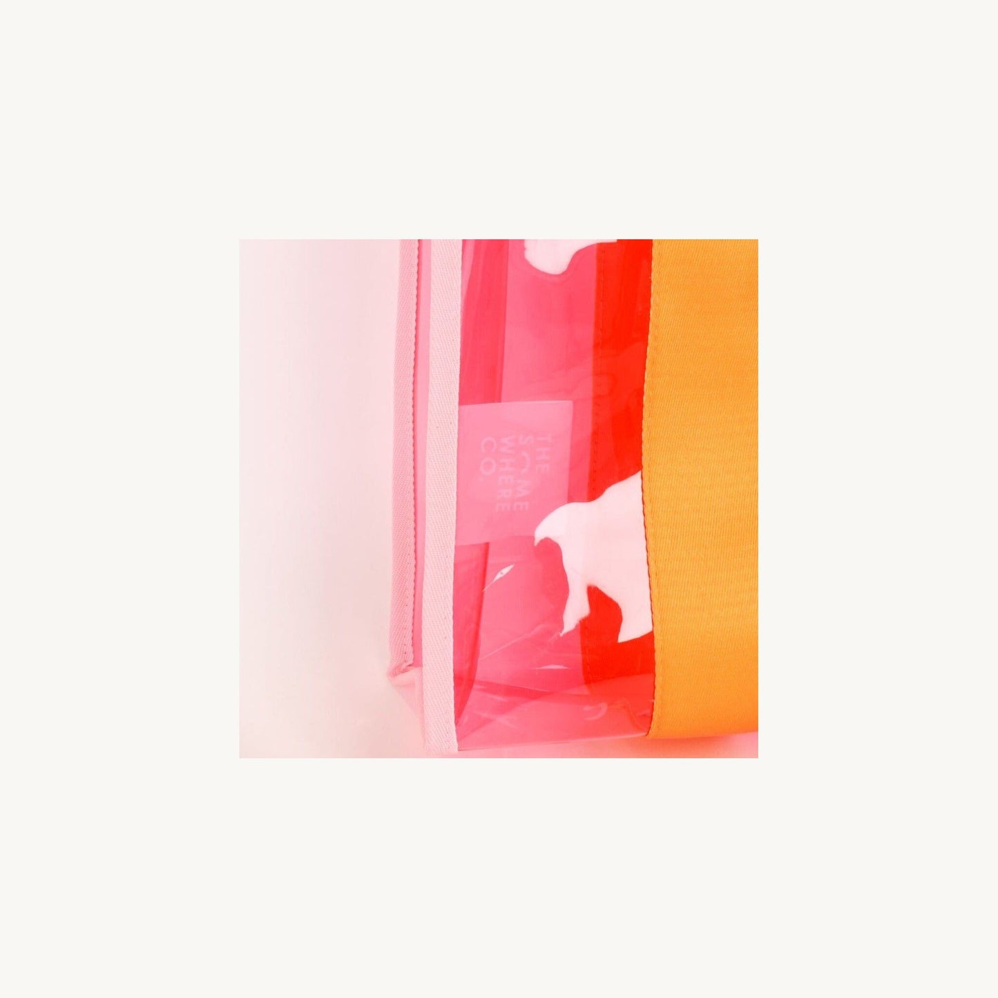 TSC Pink & Orange Cheeky Tote Bag – children's product by The Somewhere Co | Aster & Ruby