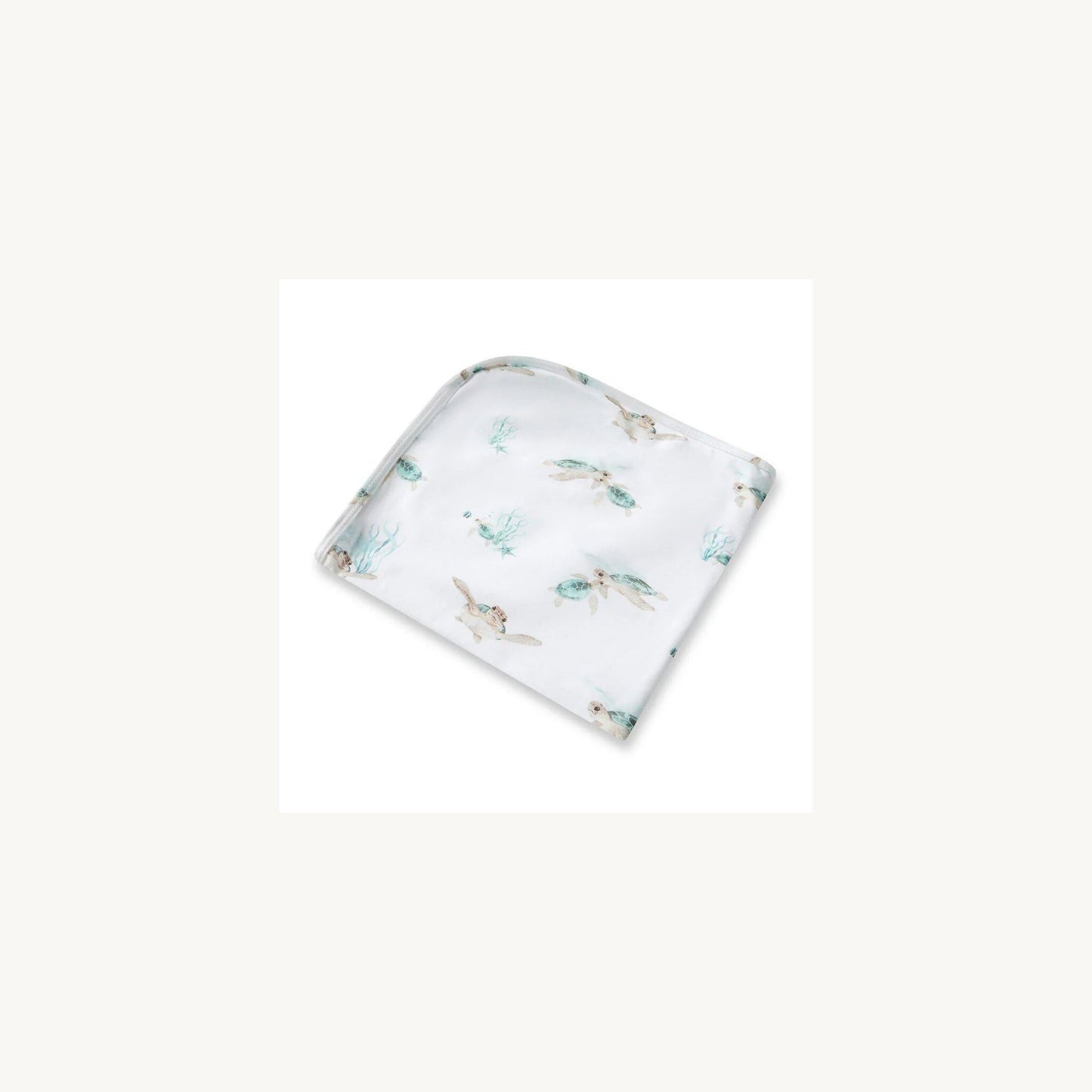 Turtle Organic Jersey Wrap & Beanie Set – children's product by Snuggle Hunny Kids | Aster & Ruby