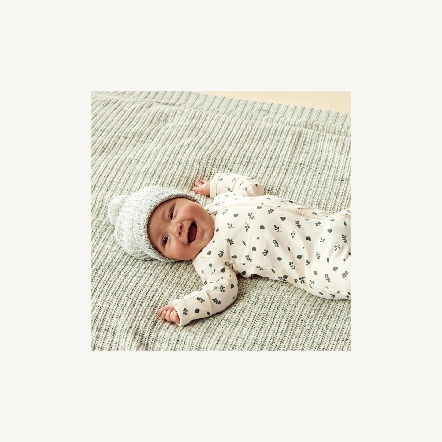 Twilight Leaf Organic Zipsuit with Feet – children's product by Wilson & Frenchy | Aster & Ruby