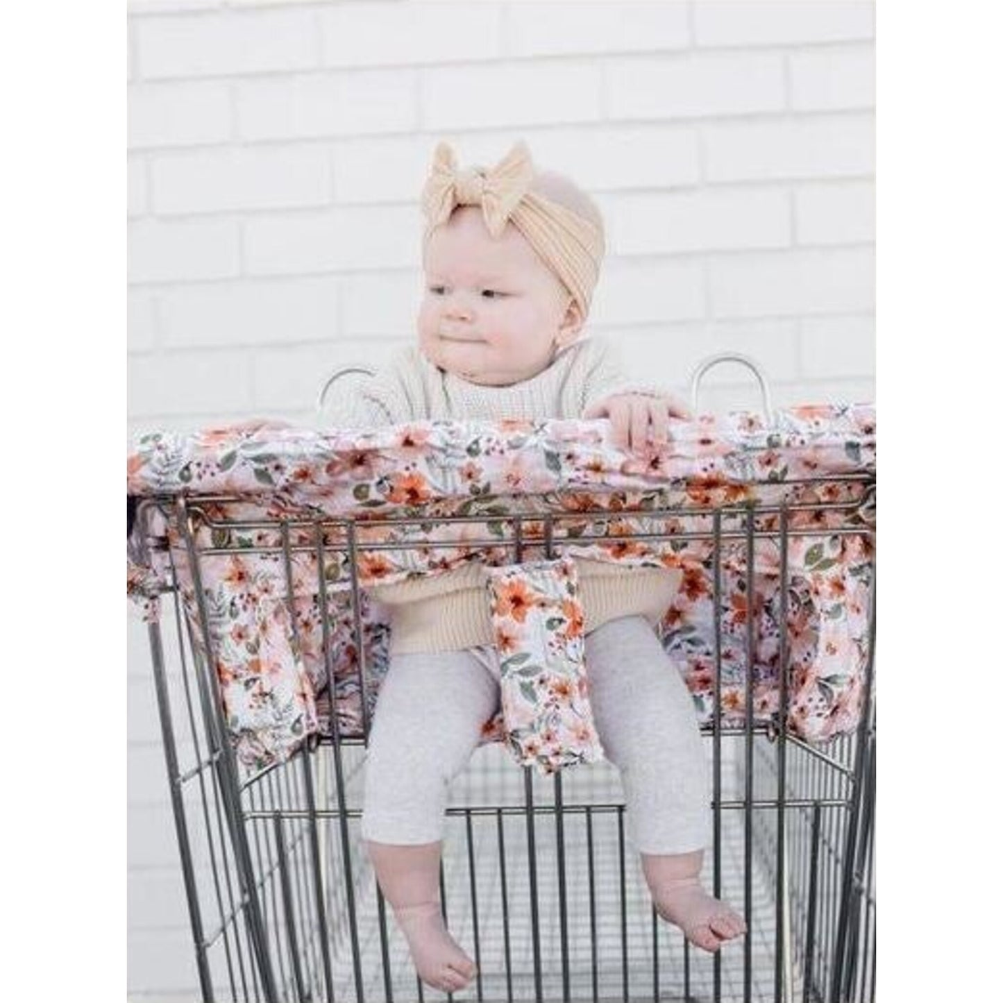 Universal Padded Trolley Liner Bloom – children's product by Bambella Designs | Aster & Ruby