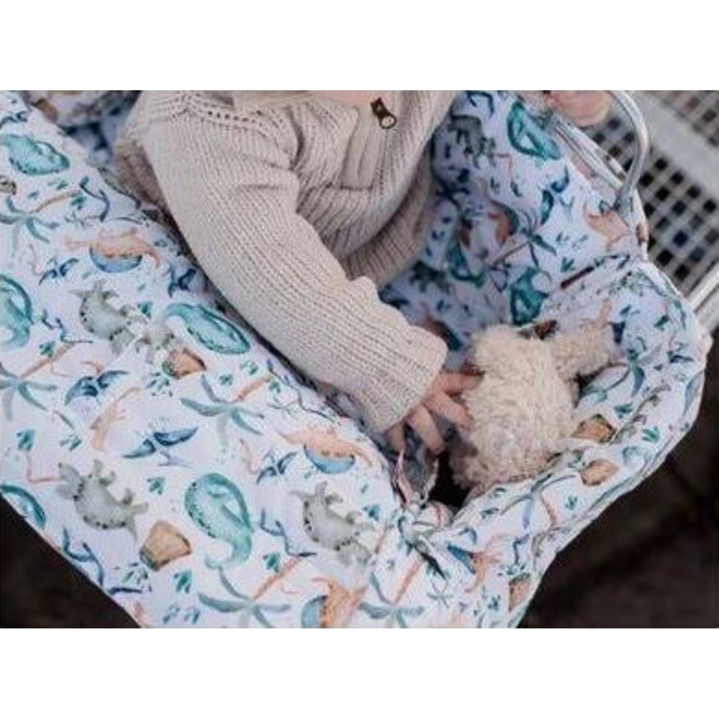 Bambella Designs Universal Padded Trolley Liner Wild Dinosaurs | Aster & Ruby