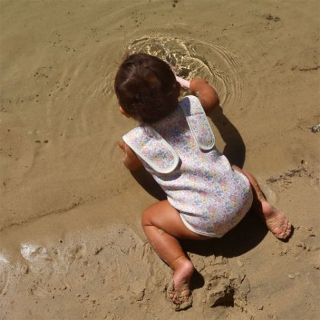 Natural Rubber Baby Wetsuit Into the Garden Ditsy Floral