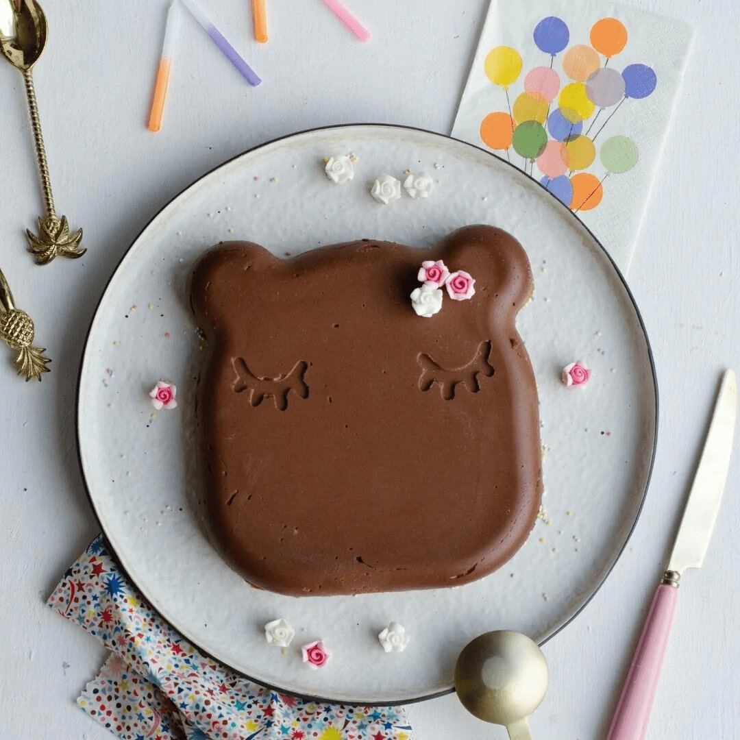 We Might Be Tiny Bear Cake Mould Dusty Rose – Aster & Ruby