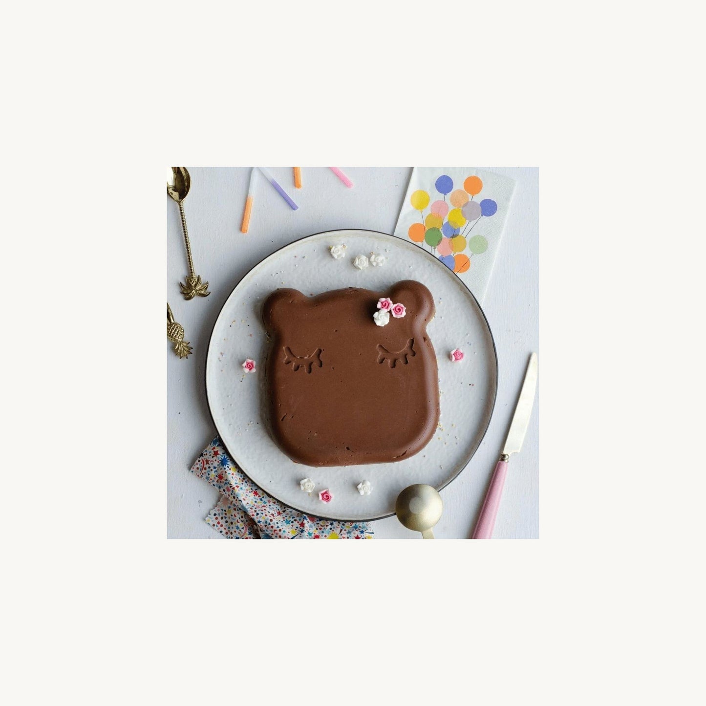 We Might Be Tiny We Might Be Tiny Bear Cake Mould Dusty Rose | Aster & Ruby