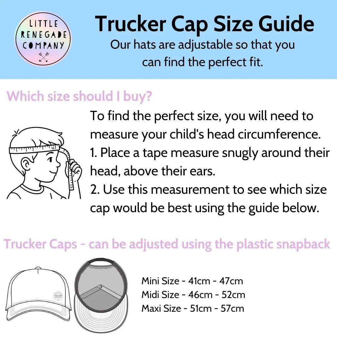 Wheat Trucker Cap – Mini, Midi – Aster & Ruby