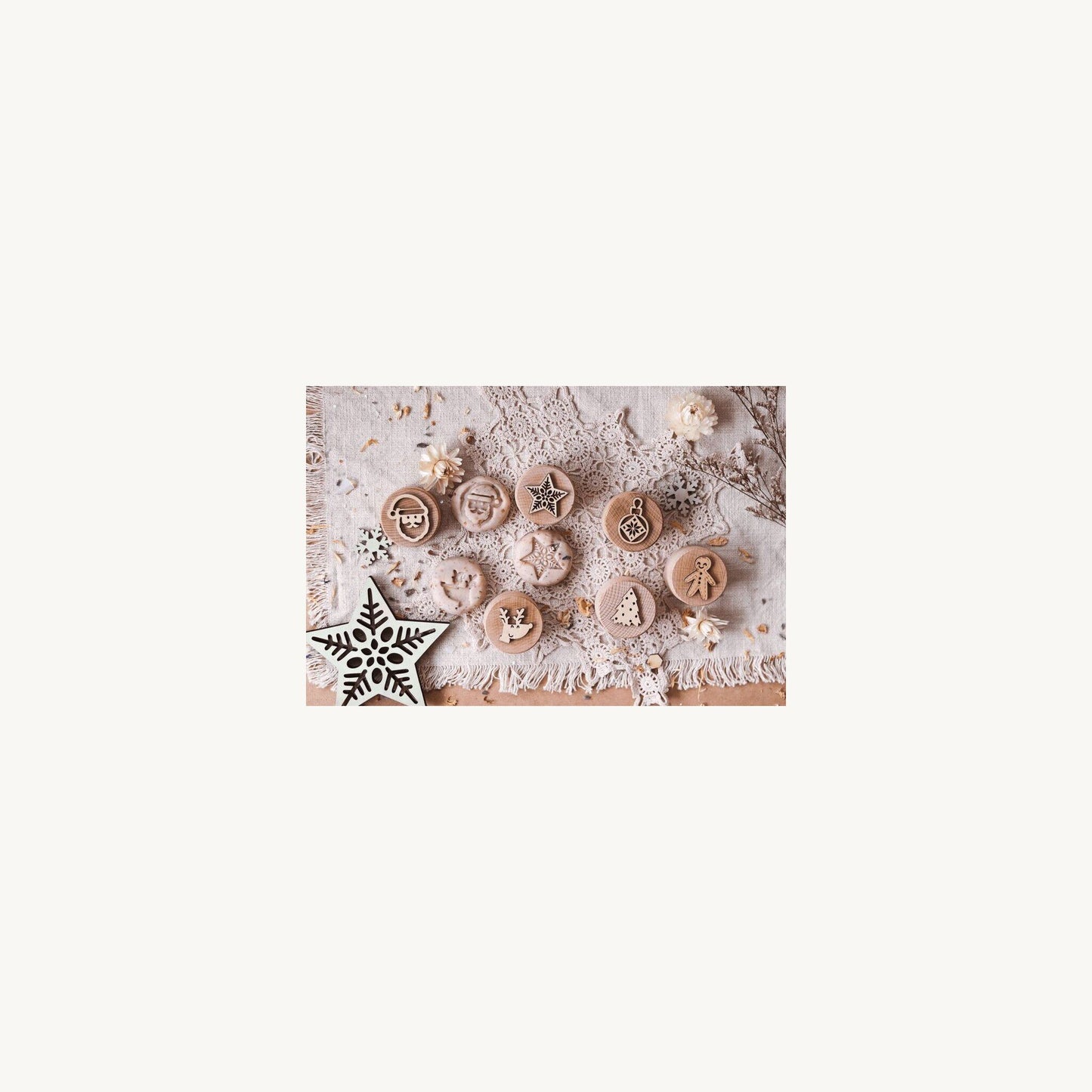 Wooden Stampers Christmas – children's product by Let Them Play | Aster & Ruby