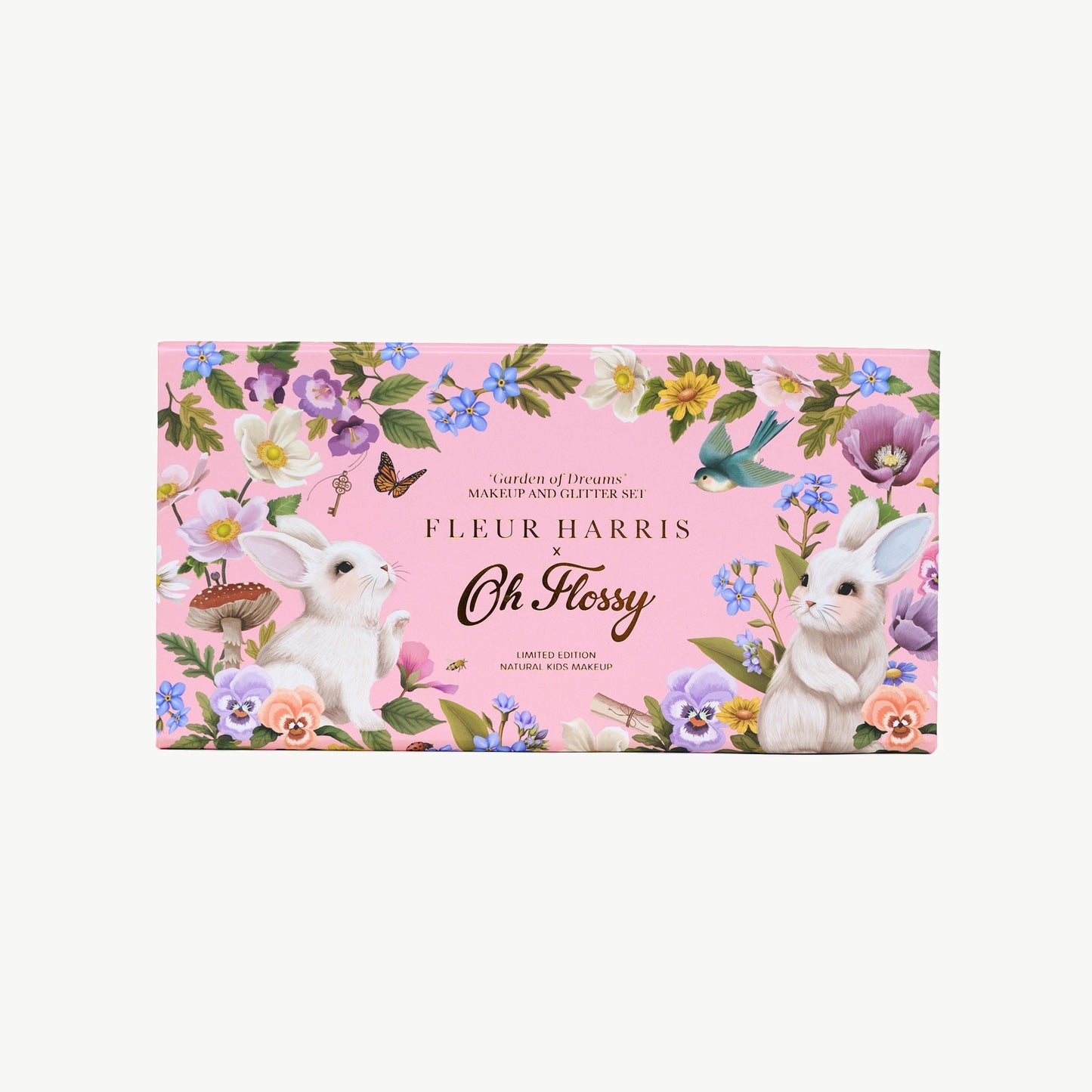 X Fleur Harris Garden of Dreams Deluxe Makeup & Glitter Set - Aster & Ruby