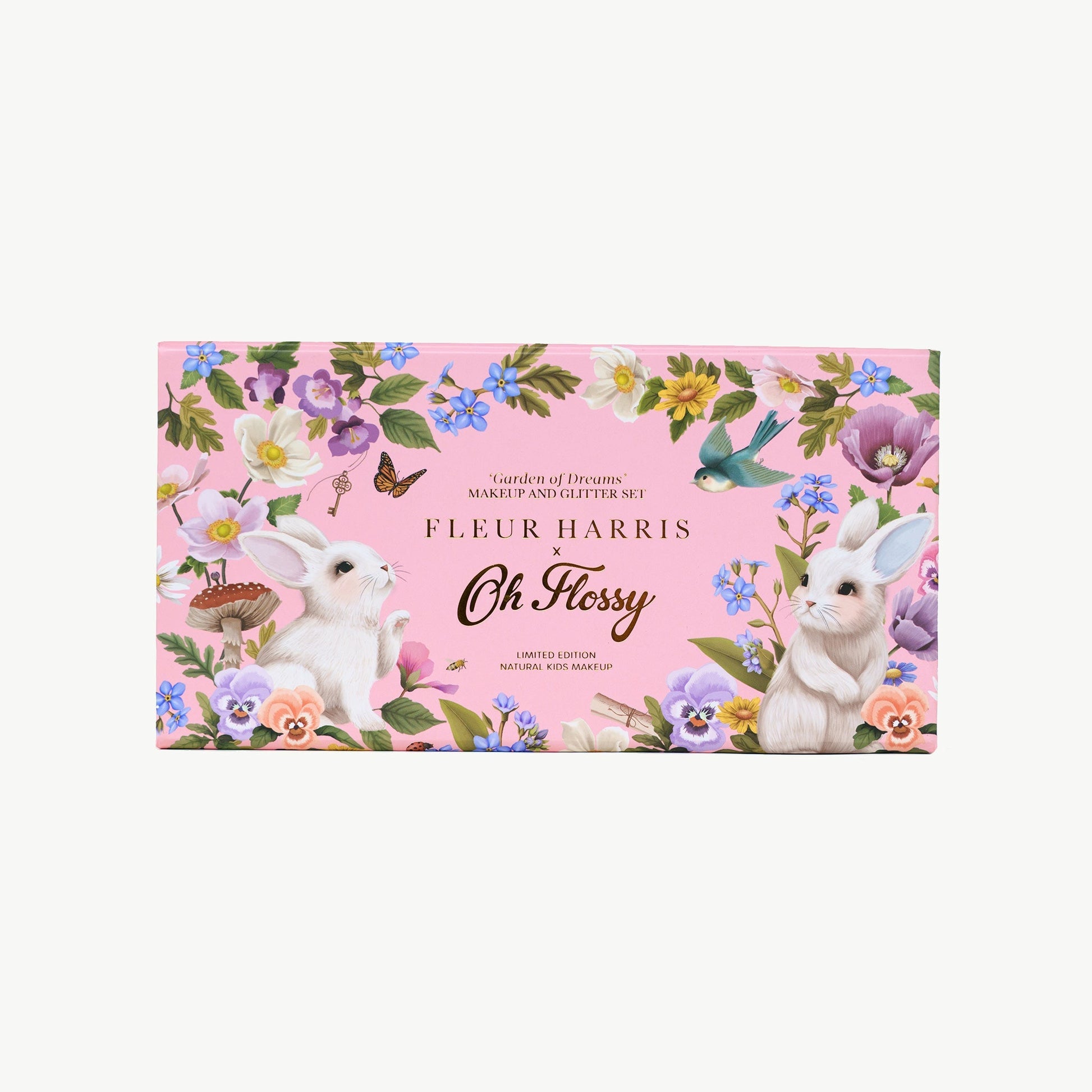 X Fleur Harris Garden of Dreams Deluxe Makeup & Glitter Set - Aster & Ruby