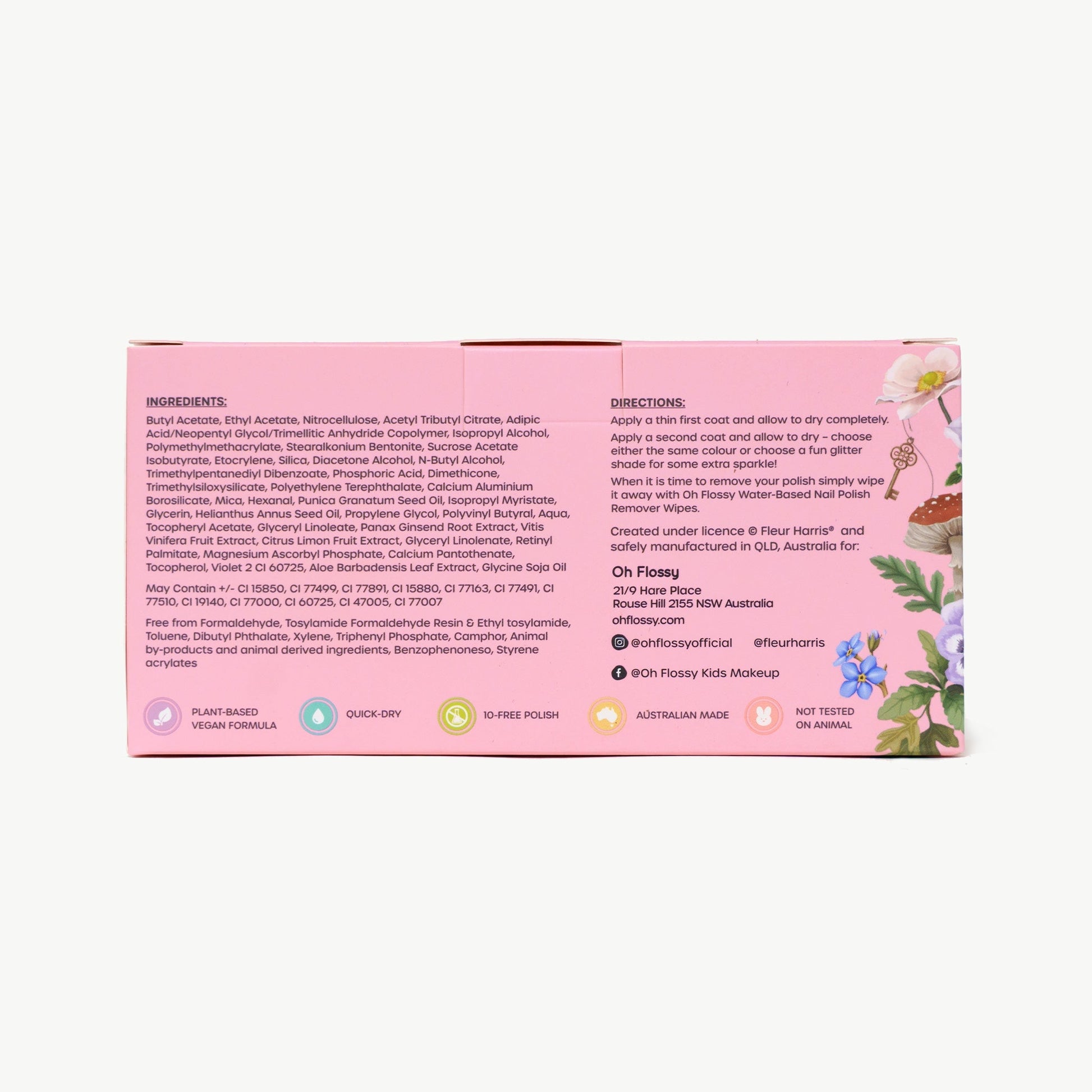 X Fleur Harris Garden of Dreams Nail Polish Set - Aster & Ruby