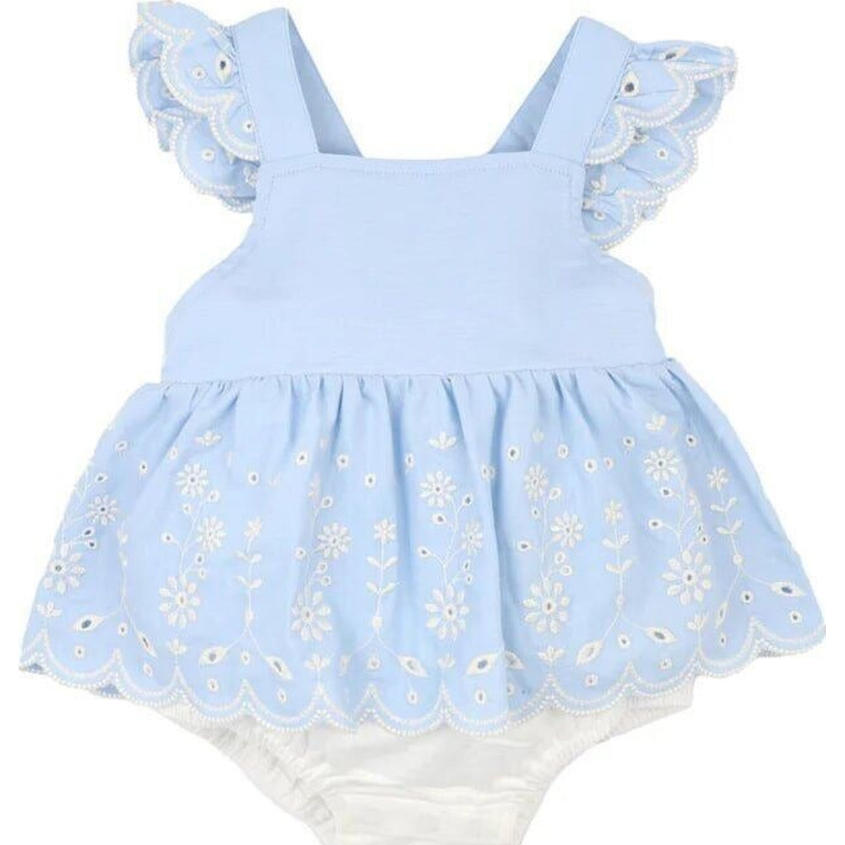 Minihaha Zara Embroidered Overlay Dress | Aster & Ruby