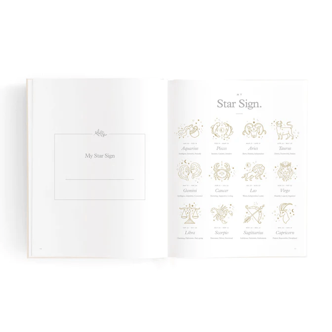 Fox & Fallow Mini Baby Book Oatmeal - Aster & Ruby