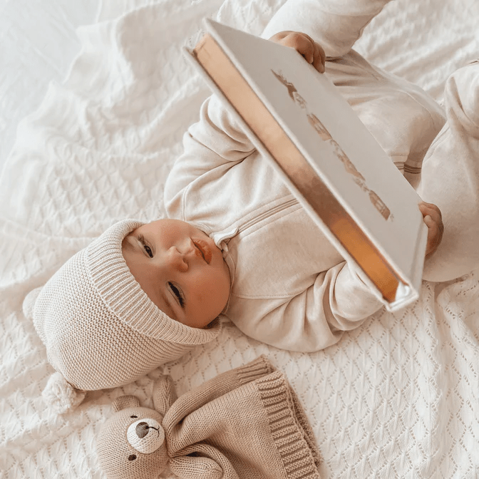 Fox & Fallow Mini Baby Book Oatmeal - Aster & Ruby