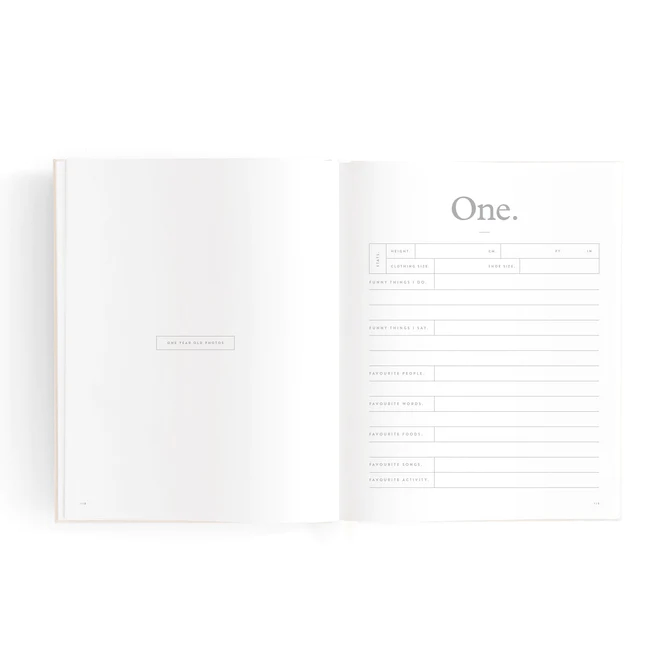 Fox & Fallow Mini Baby Book Oatmeal - Aster & Ruby