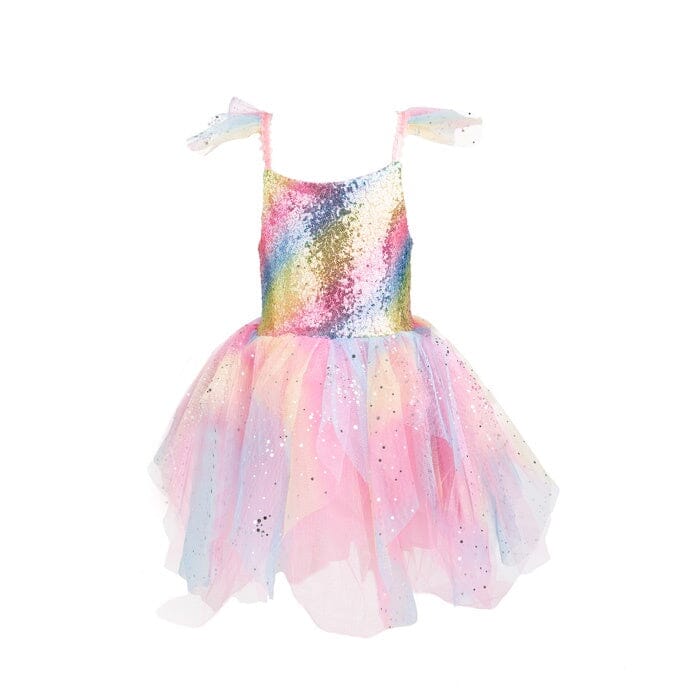 Rainbow Fairy Dress with Wings - Aster & Ruby