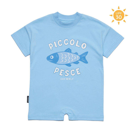 Sun Smart Romper Little Fish