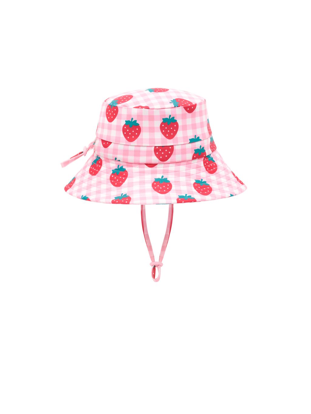 Strawberry Check Swimhat