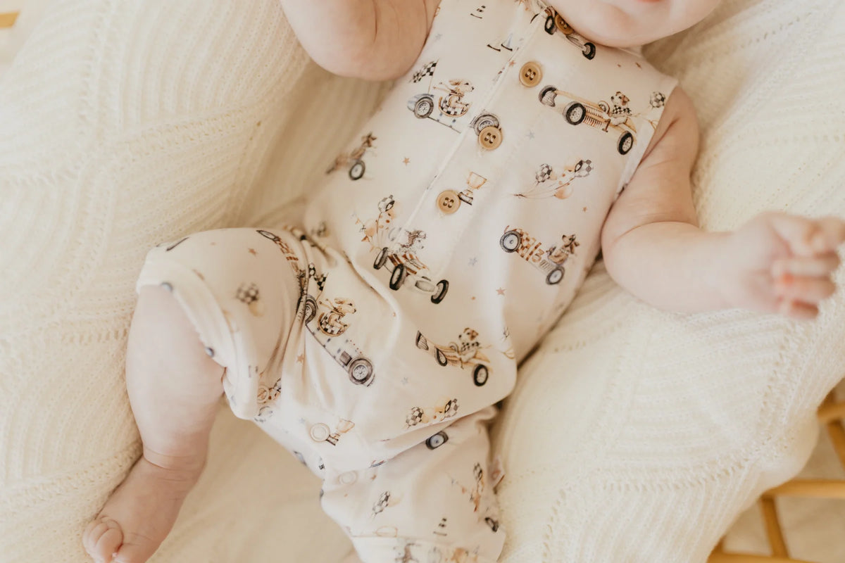 Pup Racer - Sleeveless Romper