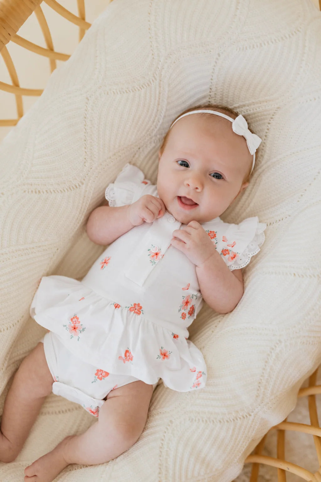 Pink Posies - Bodysuit Dress