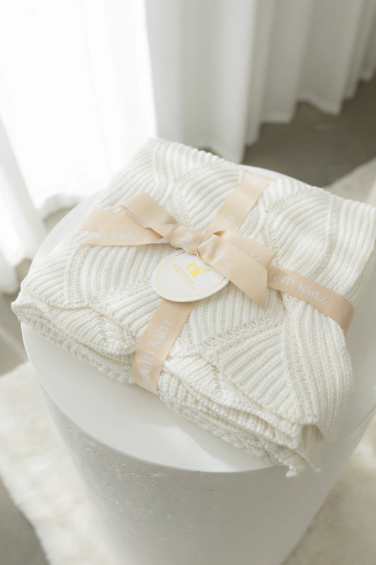 Keepsake Knit Blanket | Ivory