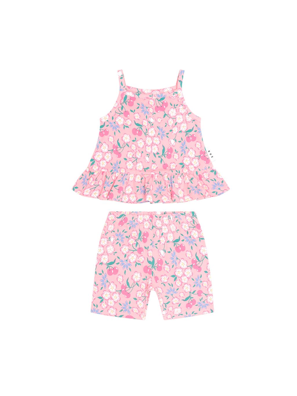 Tropical Cherry Floral 2 Piece Set